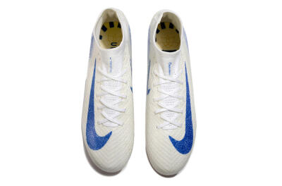 Nike Air Zoom Mercurial Superfly 10 Elite AG High-Tops Football Boots - Beige/Blue