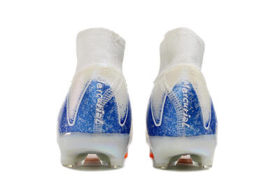 Nike Air Zoom Mercurial Superfly 10 Elite AG High-Tops Football Boots - Beige/Blue