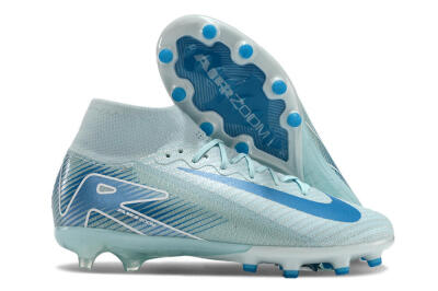 Nike Air Zoom Mercurial Superfly 10 Elite AG High-Tops Football Boots - Jade/Beige/Blue