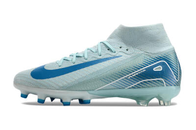 Nike Air Zoom Mercurial Superfly 10 Elite AG High-Tops Football Boots - Jade/Beige/Blue