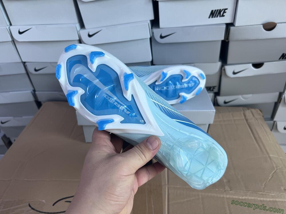 Nike Air Zoom Mercurial Superfly 10 Elite FG High-Tops Football Boots - Jade/White/Blue