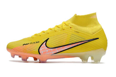 Nike Air Zoom Mercurial Superfly 9 Elite FG High-Tops Football Boots - Yellow/Pink