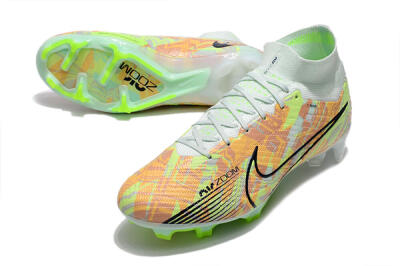 Nike Air Zoom Mercurial Superfly 9 Elite FG High-Tops Football Boots - Blue/Green