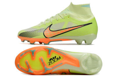 Nike Air Zoom Mercurial Superfly 9 Elite FG High-Tops Football Boots - Green/Orange