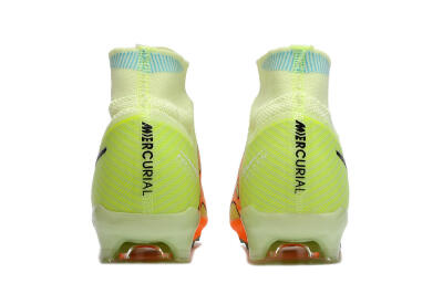Nike Air Zoom Mercurial Superfly 9 Elite FG High-Tops Football Boots - Green/Orange