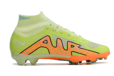 Nike Air Zoom Mercurial Superfly 9 Elite FG High-Tops Football Boots - Green/Orange