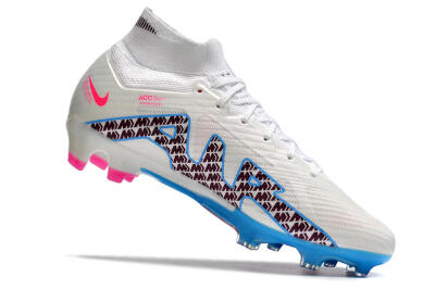Nike Air Zoom Mercurial Superfly 9 Elite FG High-Tops Football Boots - Grey/Blue/Red