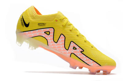 Nike Air Zoom Mercurial Vapor 15 Elite FG Low-Tops Football Boots - Yellow/Pink