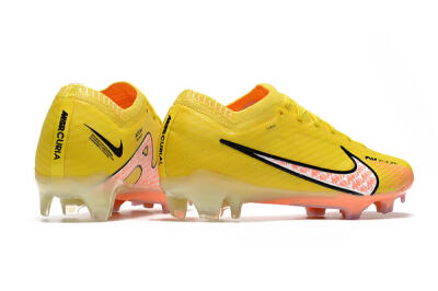Nike Air Zoom Mercurial Vapor 15 Elite FG Low-Tops Football Boots - Yellow/Pink