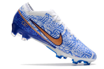Nike Air Zoom Mercurial Vapor 15 Elite FG Low-Tops Football Boots - Blue/White/Red