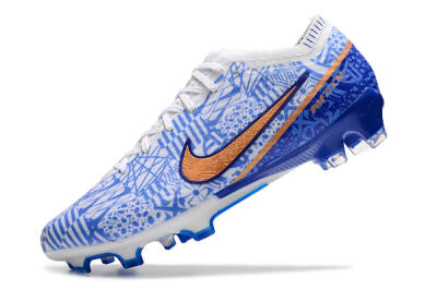 Nike Air Zoom Mercurial Vapor 15 Elite FG Low-Tops Football Boots - Blue/White/Red