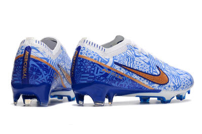 Nike Air Zoom Mercurial Vapor 15 Elite FG Low-Tops Football Boots - Blue/White/Red
