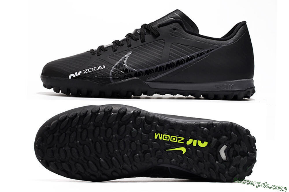Nike Mercurial Vapor 15 Elite TF Low-Tops Football Shoes - Black 0