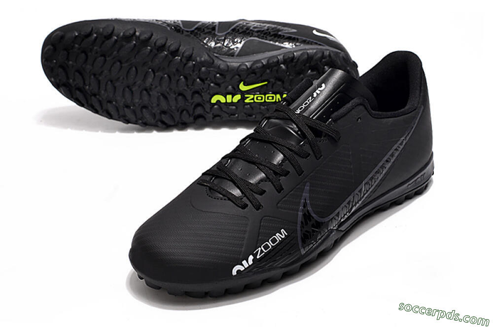 Nike Mercurial Vapor 15 Elite TF Low-Tops Football Shoes - Black 3