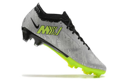 Nike Air Zoom Mercurial Vapor 15 Elite FG Low-Tops Football Boots - Silver/Green