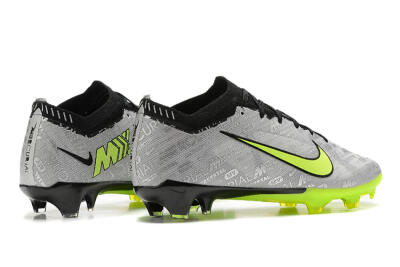 Nike Air Zoom Mercurial Vapor 15 Elite FG Low-Tops Football Boots - Silver/Green