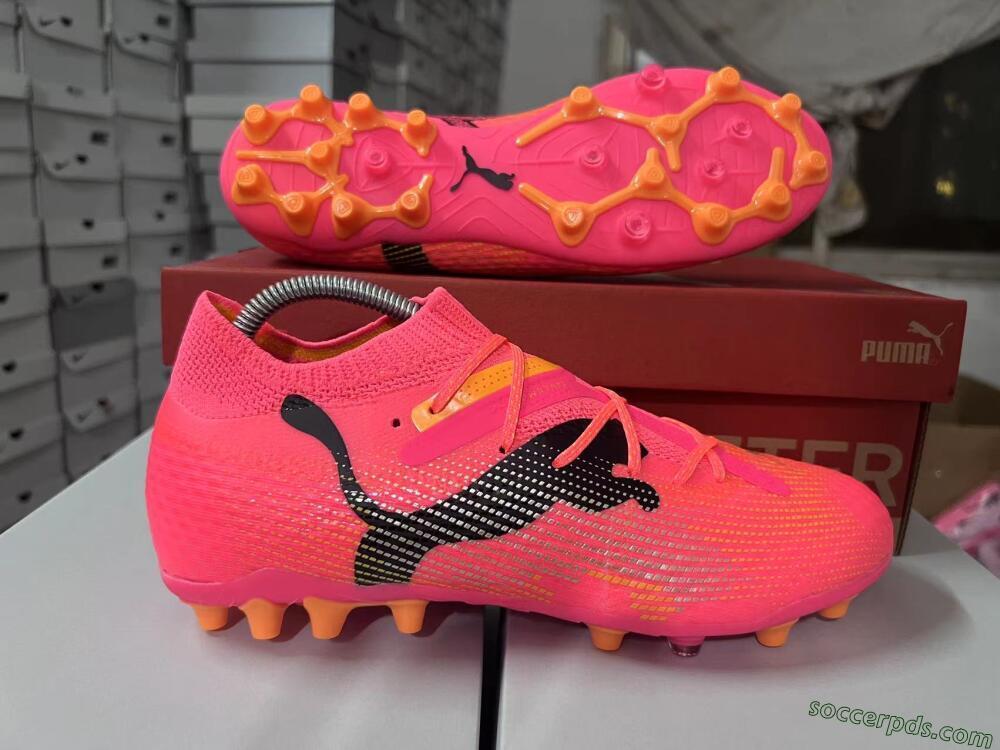 Puma Future Ultimate MG Low-Tops Football Boots - Red/Black/Orange
