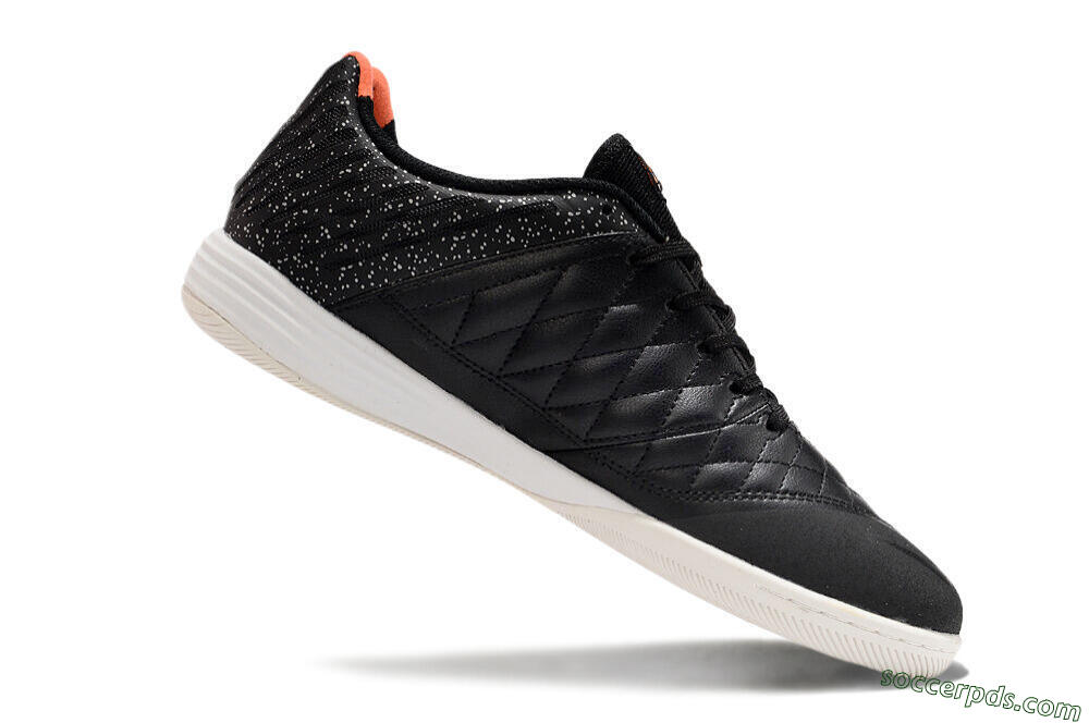 Nike Lunar Gato 2 TF Low-Tops Football Shoes - Black/White/Orange 4
