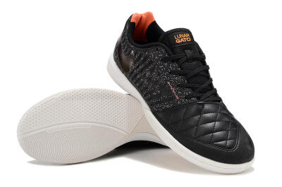 Nike Lunar Gato 2 TF Low-Tops Football Shoes - Black/White/Orange