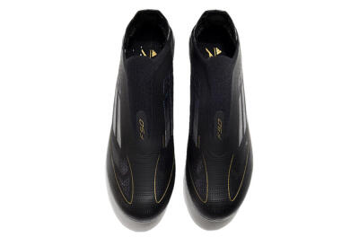Adidas F50+ Adizero FG Low-Tops Football Boots - Black/Purple/Gold