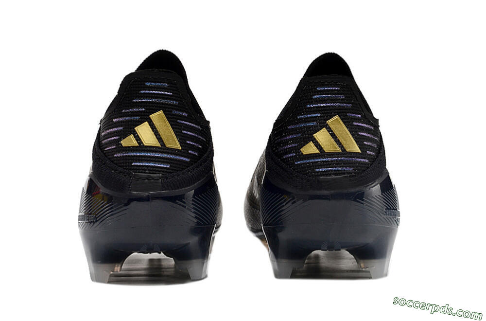 Adidas F50+ Adizero FG Low-Tops Football Boots - Black/Purple/Gold 5
