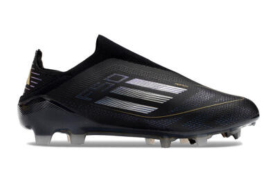 Adidas F50+ Adizero FG Low-Tops Football Boots - Black/Purple/Gold