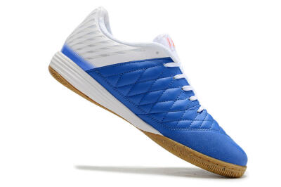 Nike Lunar Gato 2 IC Low-Tops Football Shoes - White/Blue