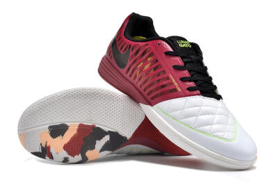 Nike Lunar Gato 2 IC Low-Tops Football Shoes - White/Red/Black