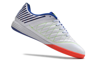 Nike Lunar Gato 2 IC Low-Tops Football Shoes - White/Blue/Red