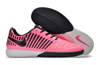 Nike Lunar Gato 2 IC Low-Tops Football Shoes - Pink/Black