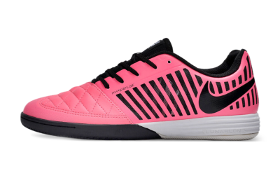 Nike Lunar Gato 2 IC Low-Tops Football Shoes - Pink/Black