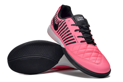 Nike Lunar Gato 2 IC Low-Tops Football Shoes - Pink/Black