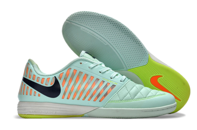 Nike Lunar Gato 2 IC Low-Tops Football Shoes - Jade/Black/Red