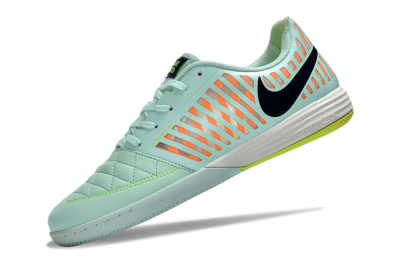 Nike Lunar Gato 2 IC Low-Tops Football Shoes - Jade/Black/Red