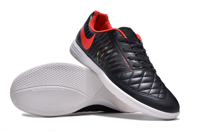 Nike Lunar Gato 2 IC Low-Tops Football Shoes - Black/Red/White