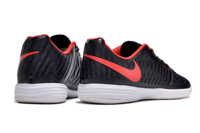 Nike Lunar Gato 2 IC Low-Tops Football Shoes - Black/Red/White