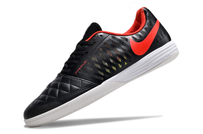 Nike Lunar Gato 2 IC Low-Tops Football Shoes - Black/Red/White