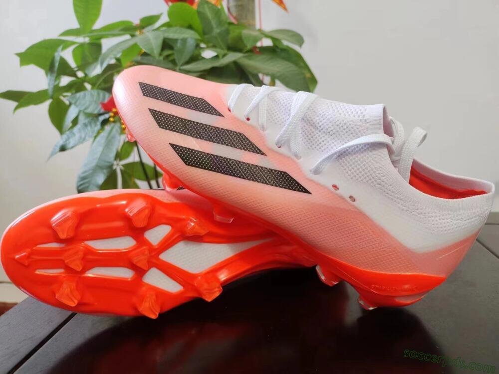 Adidas X Crazyfast.1 FG Low-Tops Football Boots - White/Red/Black