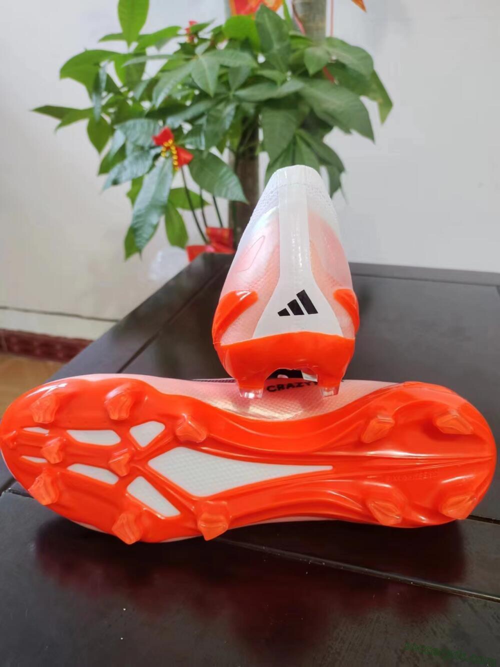 Adidas X Crazyfast.1 FG Low-Tops Football Boots - White/Red/Black