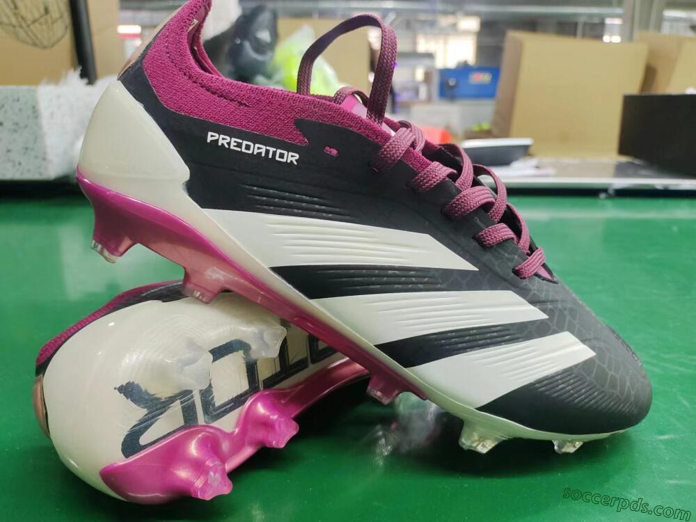 Adidas Predator Accuracy.1 FG Low-Tops Football Boots - Black/White/Purple