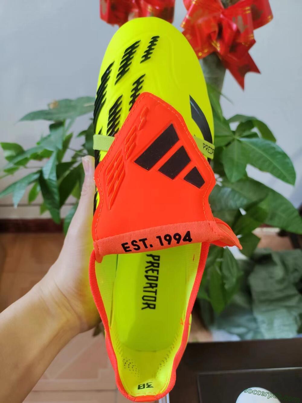 Adidas Predator Elite Foldover Tongue FG Low-Tops Football Boots - Yellow/Black/Red