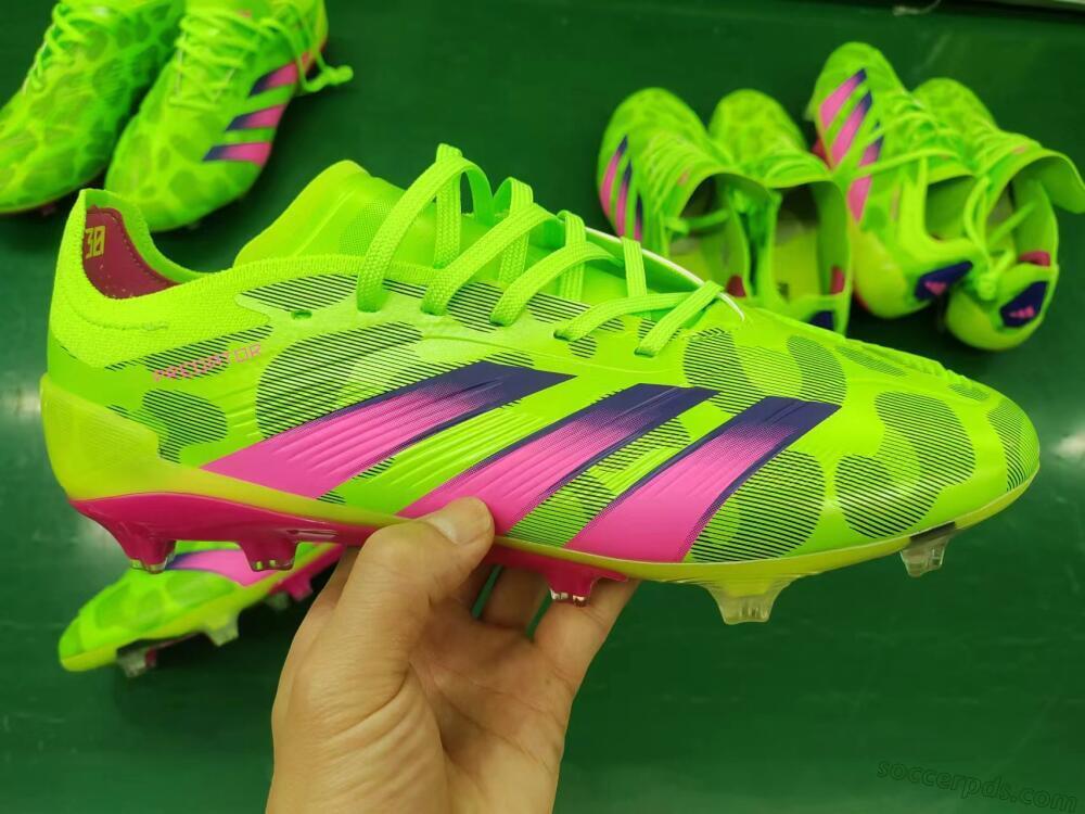 Adidas Predator Accuracy.1 FG Low-Tops Football Boots - Green/Yellow/Purple