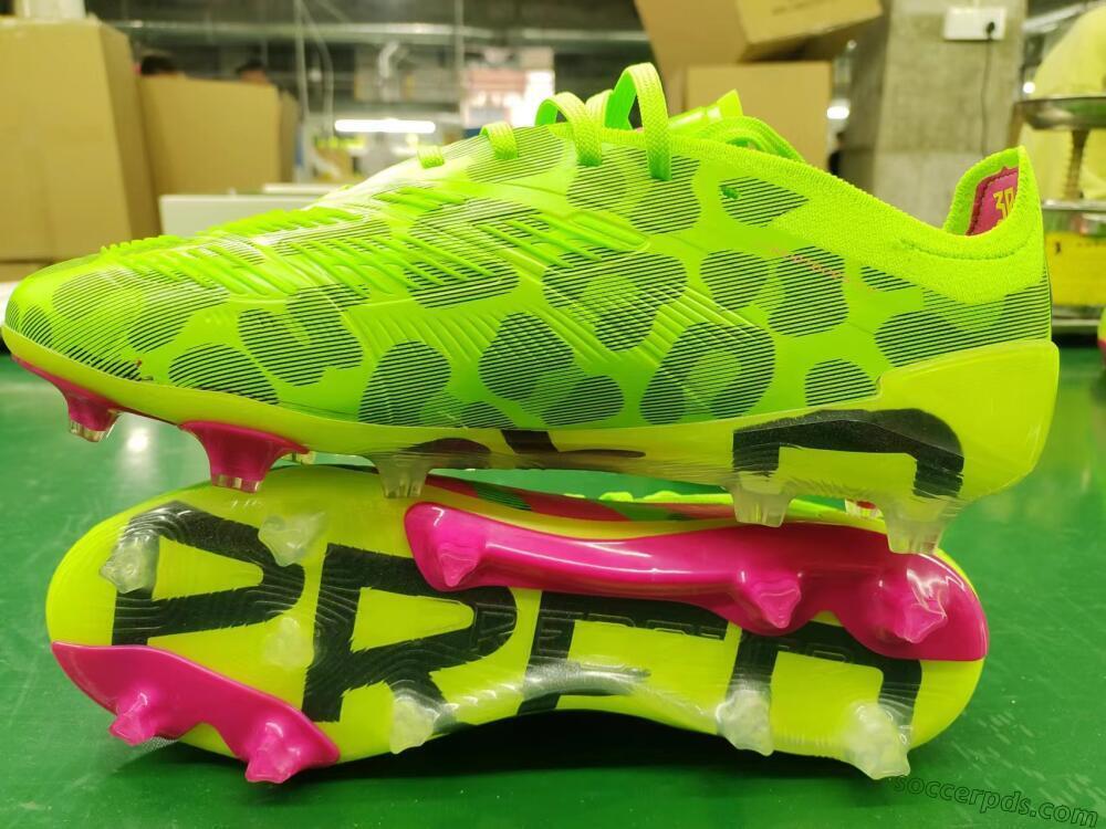 Adidas Predator Accuracy.1 FG Low-Tops Football Boots - Green/Yellow/Purple