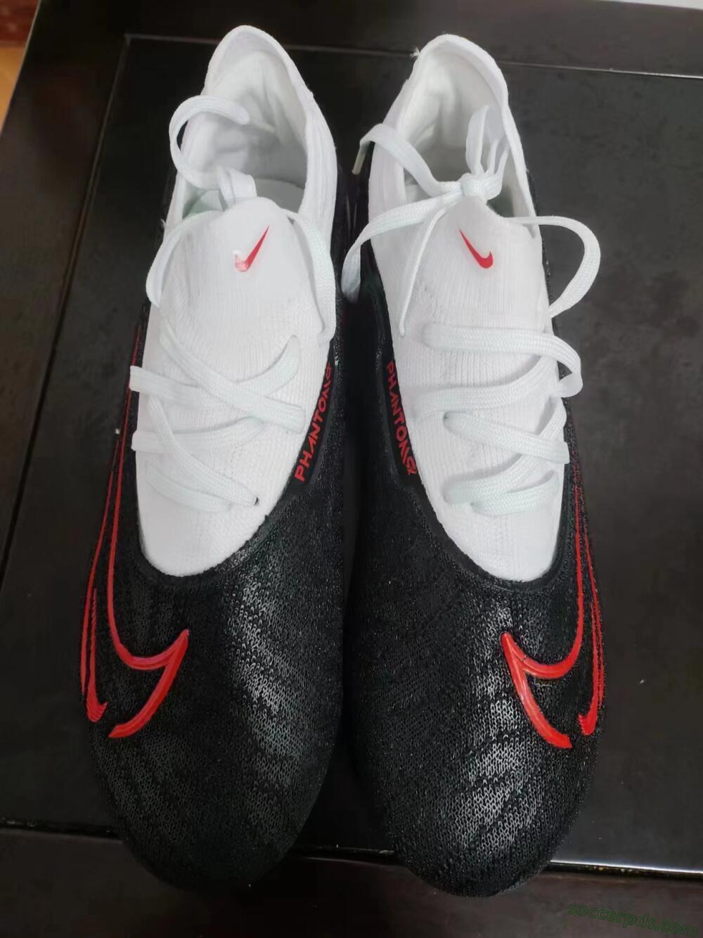Nike Phantom GX Elite FG Low-Tops Football Boots - Black/White/Red