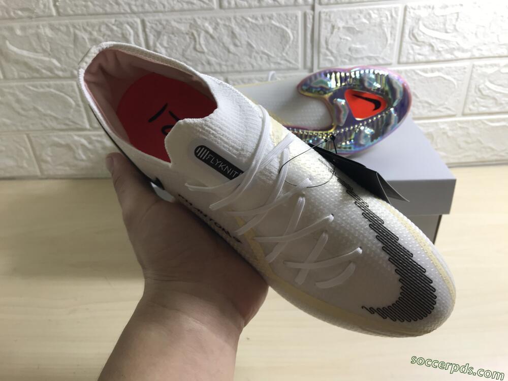 Nike Phantom GT 2 Elite FG Low-Tops Football Boots - White/Yellow/Black