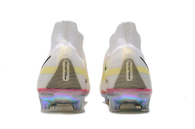 Nike Phantom GT 2 Elite DF FG High-Tops Football Boots - White/Yellow/Black