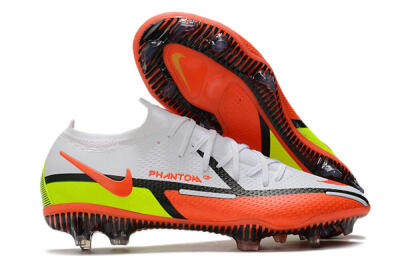 Nike Phantom GT 2 Elite FG Low-Tops Football Boots - White/Red/Green