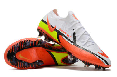 Nike Phantom GT 2 Elite FG Low-Tops Football Boots - White/Red/Green