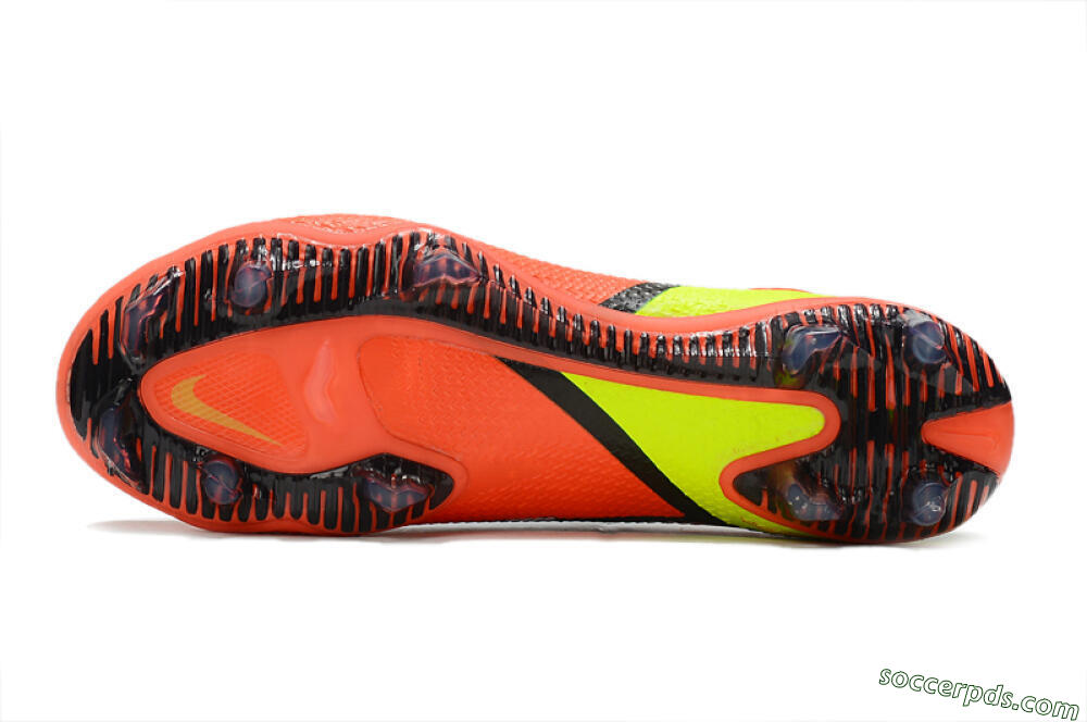 Nike Phantom GT 2 Elite FG Low-Tops Football Boots - White/Red/Green 6