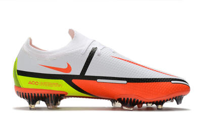 Nike Phantom GT 2 Elite FG Low-Tops Football Boots - White/Red/Green